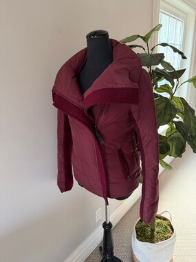 MACKAGE DOWN COAT JACKET IN MERLOT